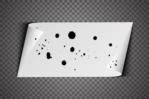 现实的纸与折叠的角落图片下载