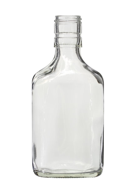 用来装威士忌的扁平玻璃瓶图片下载