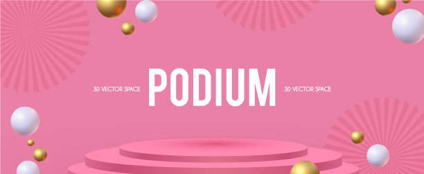 圆形讲台场景基座和3d平台图片下载