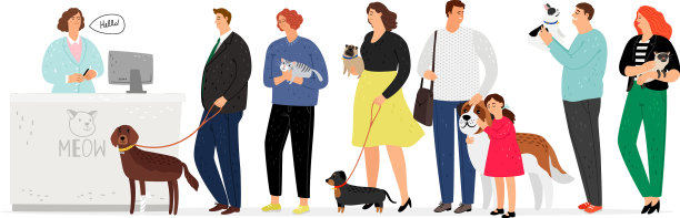 兽医诊所的人图片下载