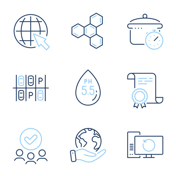 互联网化学式和停车场图标图片下载