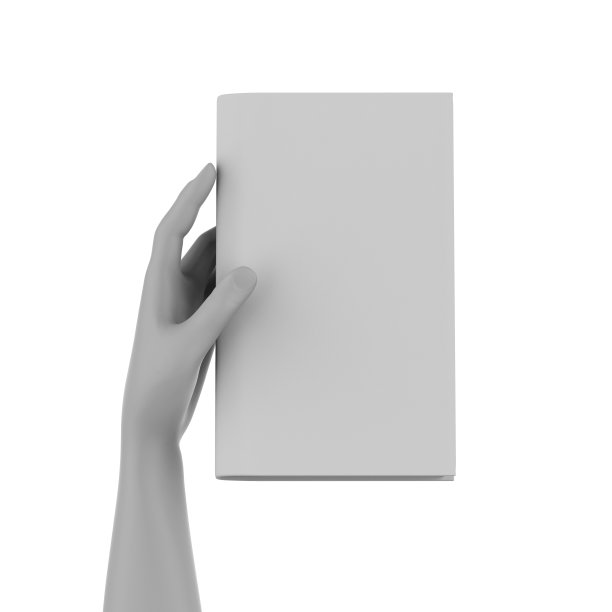 手持空白本图片下载