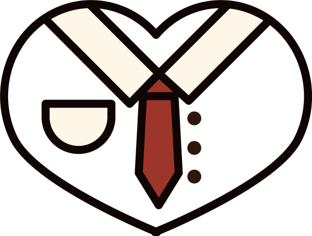 父亲节快乐衬衫和领带在心中的爱图片下载