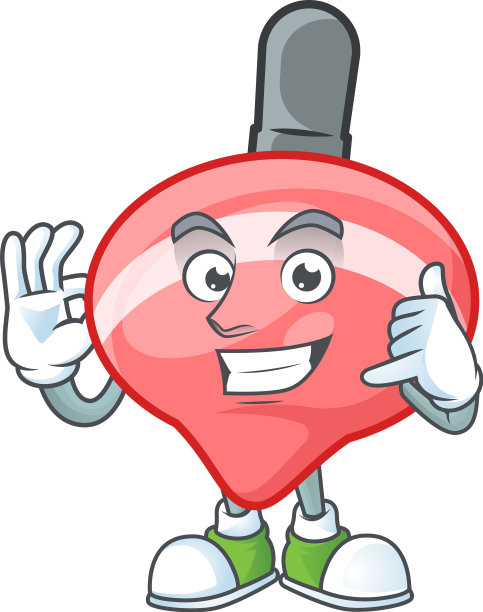 叫我有趣的中国红顶玩具吉祥物图片图片下载