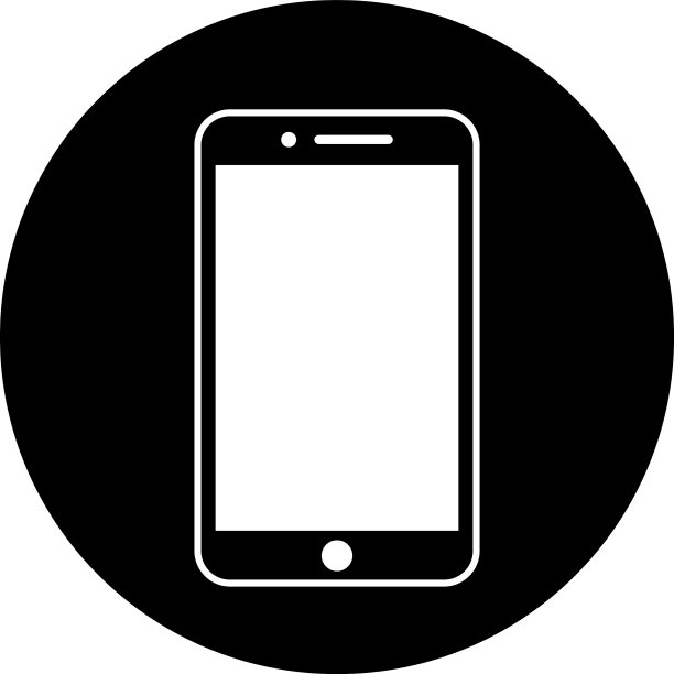 智能手机设备技术孤立图标图片下载