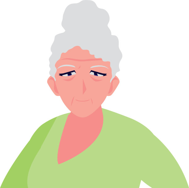 快乐的老妇人穿着衣服图片下载