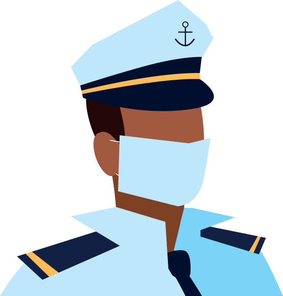 戴口罩的职业男子图片下载