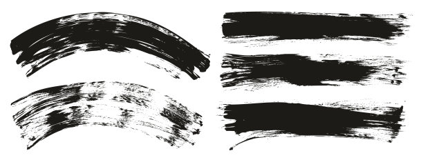 平风扇刷规则弯曲和长背景混合高细节抽象向量背景混合集图片下载