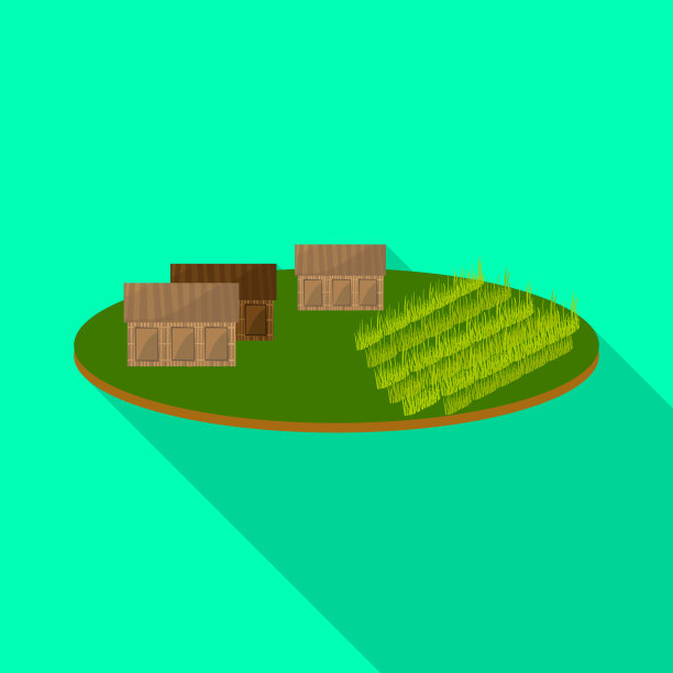 孤立的对象建设和越南标志集图片下载