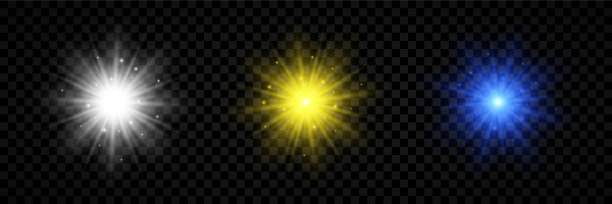 设置三个光效镜头眩光图片下载