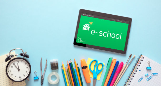 远程学习，电子学习概念图片下载