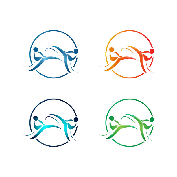 搏击俱乐部空手道跆拳道标志图片下载