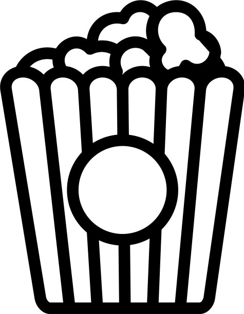 电影爆米花在包图标大纲图片下载