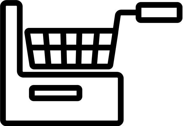 油炸锅图标轮廓图片下载