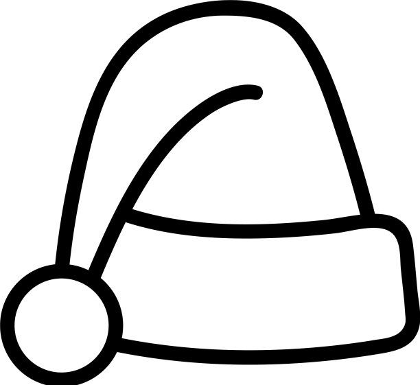 侏儒帽子图标轮廓图片下载