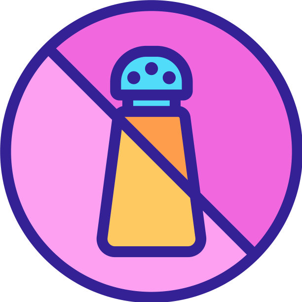 盐禁令图标轮廓图片下载