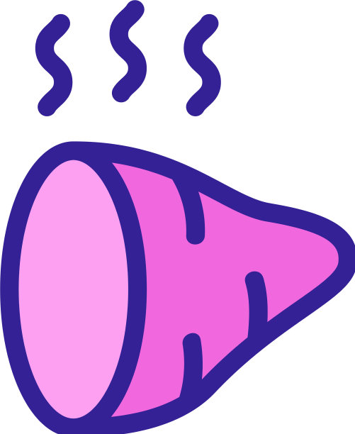 煮片红薯图标轮廓图片下载