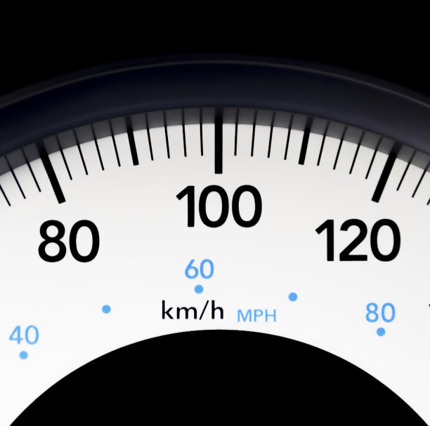 时速从80公里到120公里的车辆速度表图片下载