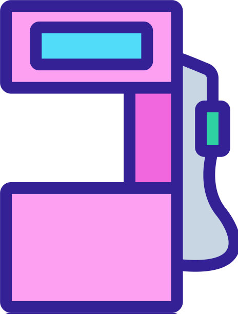 燃油分配器控制系统图标轮廓图片下载