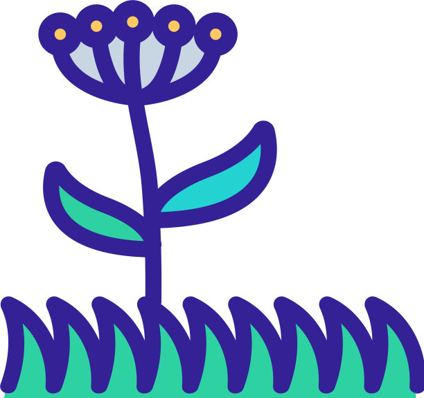 植物学领域图标概要图片下载