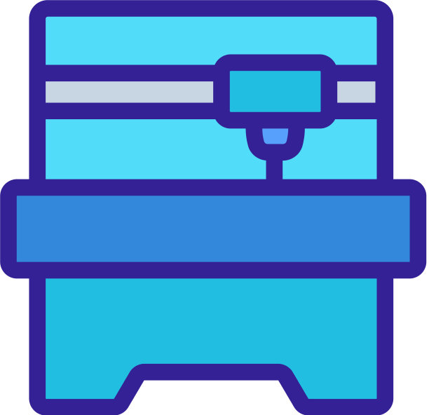 木工镗床图标轮廓图片下载