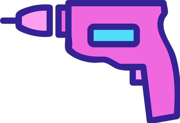 普通钻头图标轮廓图片下载