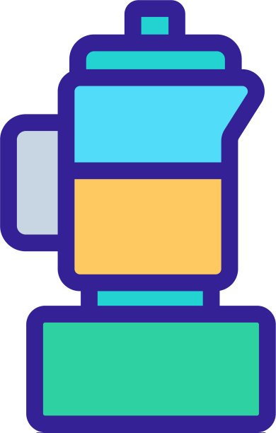 电动搅拌机图标轮廓图片下载