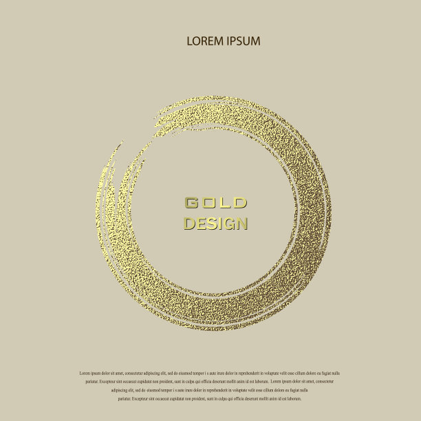 圆形垃圾金色框架上透明图片下载