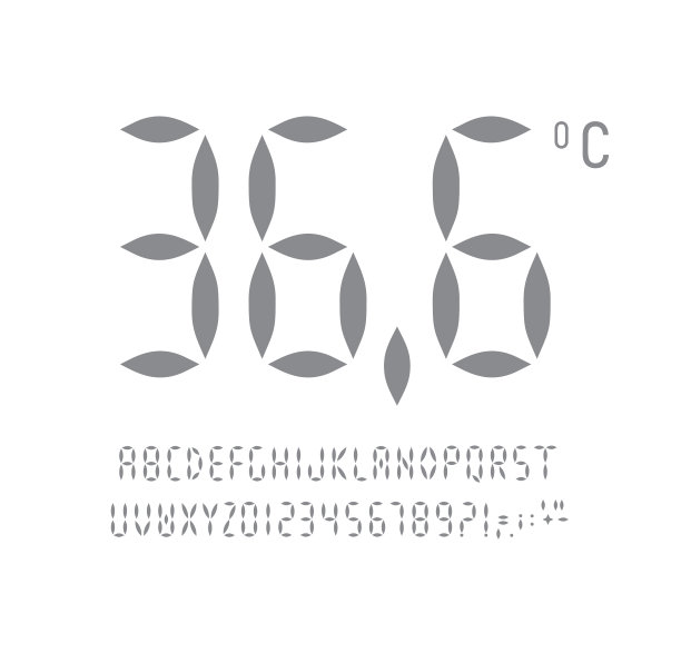 数字时代字母数字符号集图片下载