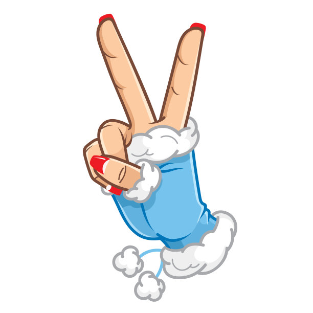 圣诞女人的手做一个手势图片下载