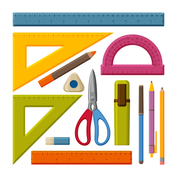 绘图工具套件：学校测量尺图片下载