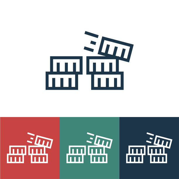 线性矢量图标与硬币堆叠图片下载