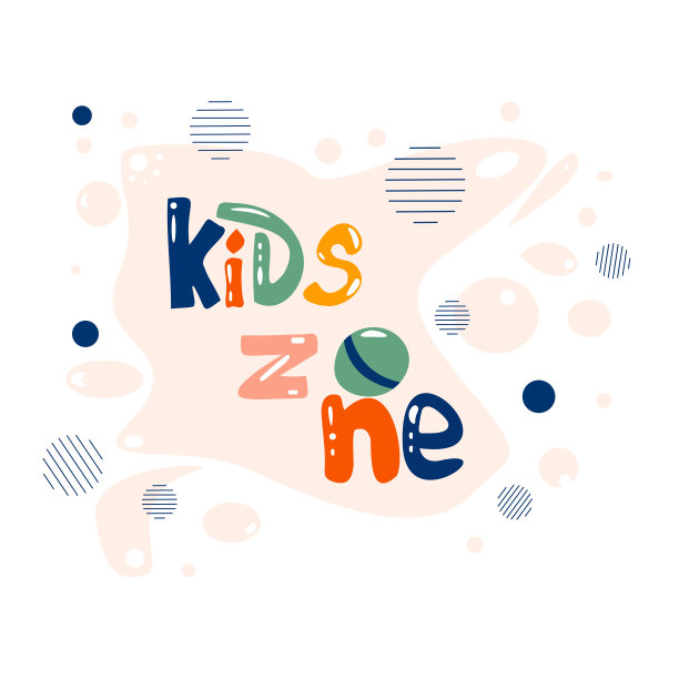 儿童游戏区横幅。儿童游戏海报、儿童游乐场、娱乐场所、教育大厅。操场海报概念，矢量插图。孩子们的游戏区域。图片下载