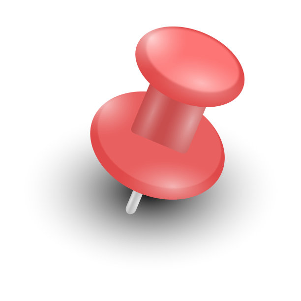 推针隔离在白色背景。图片下载