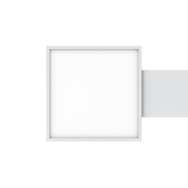 塑料方形招牌模型，灯箱图片下载