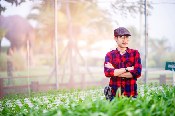 年轻人和有机蔬菜喜欢有机园艺的人图片下载
