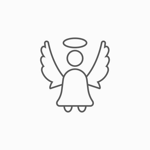 天使图标，仙女向量图片下载