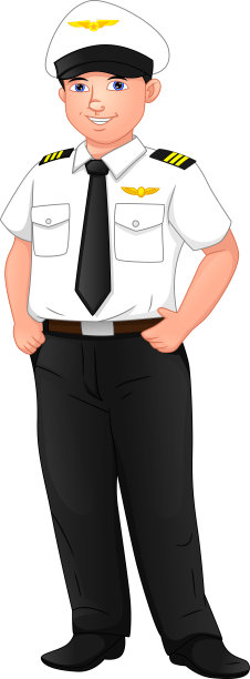 穿着飞行员服装的可爱男孩图片下载