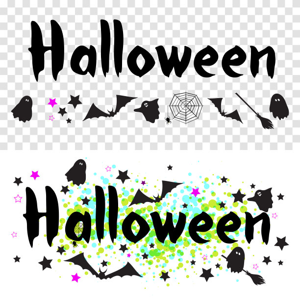 万圣节集合向量的概念。图片下载