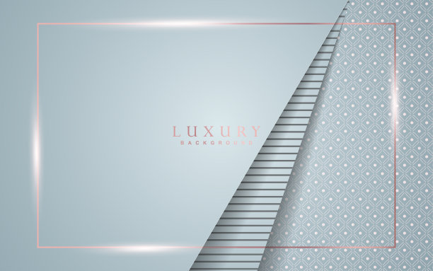 奢华的背景设计，搭配白色和金色的元素装饰。优雅的形状矢量布局模板插图图片下载