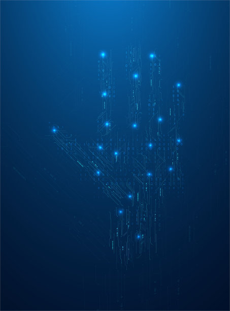 电路板像手工插图图片下载