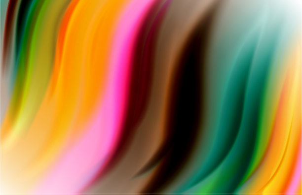 抽象背景-流体颜色梯度波图片下载