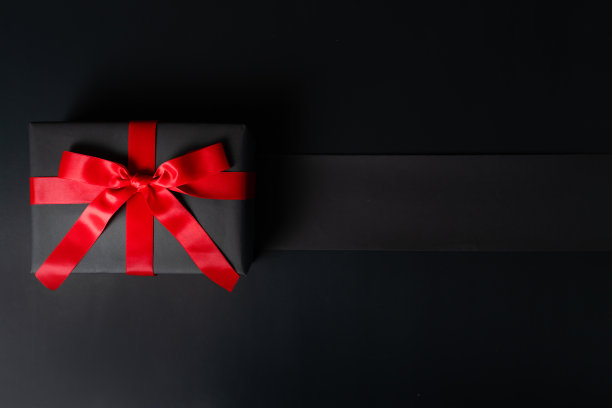 黑色星期五特价，黑色礼盒供网上购物图片下载