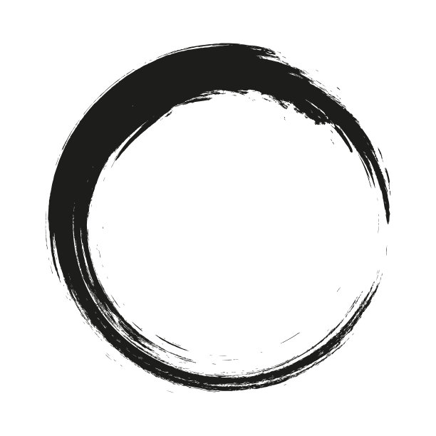 矢量画笔在白色上画圆圈图片下载