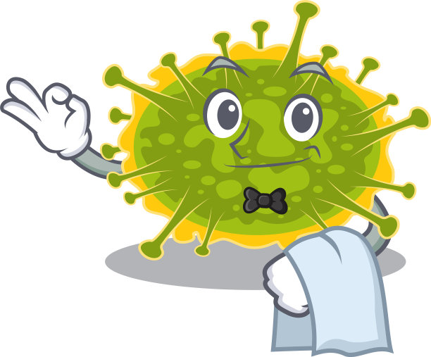 一个卡通人物inthoviricetes侍者图片下载