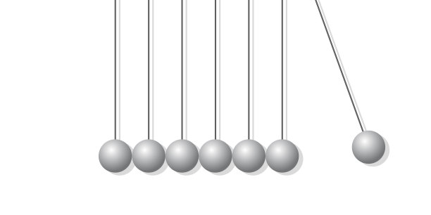 牛顿摇篮为商务办公室白色背景图片下载