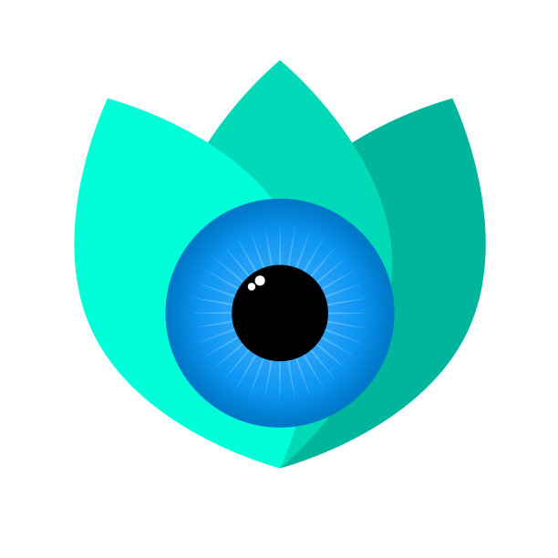 国际眼科日和世界视力日的矢量标志，表明眼科在人类健康中的重要性。所有元素都是隔离的。图片下载