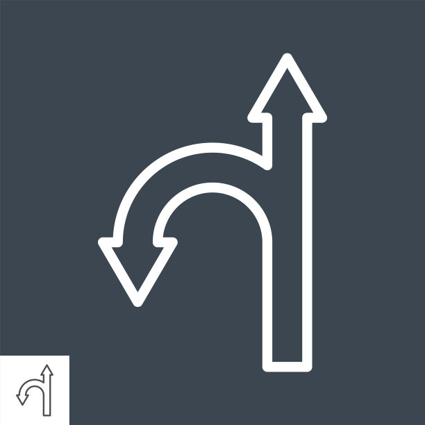 方向线图标图片下载