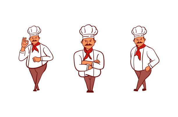 厨师的吉祥物图片下载