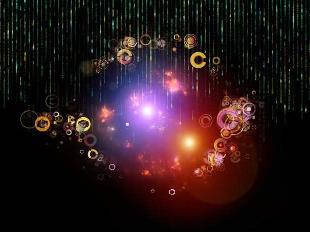 数字与粒子图片下载